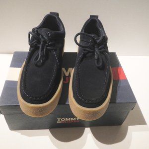 TOMMY HILFIGER SHOES MEN SIZE 11 NAVY BLUE SUEDE